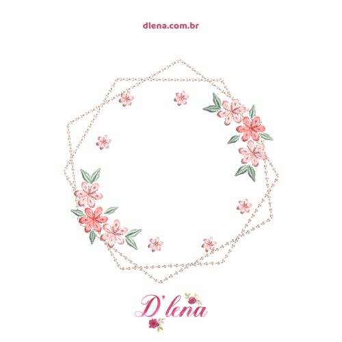 Moldura de flores