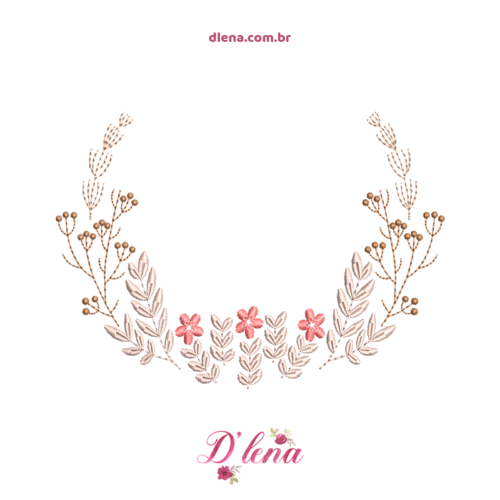 Moldura de flores