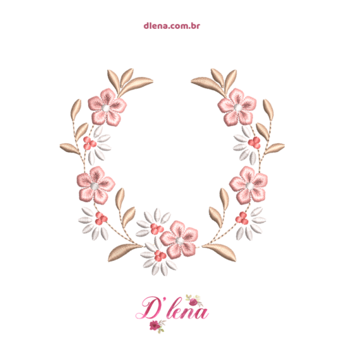 Moldura de flores